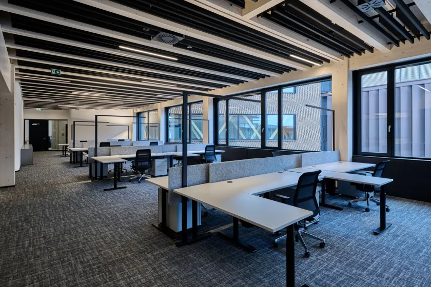 Hargassner Offices Flex Desks Carpet Tile Collection Core 901