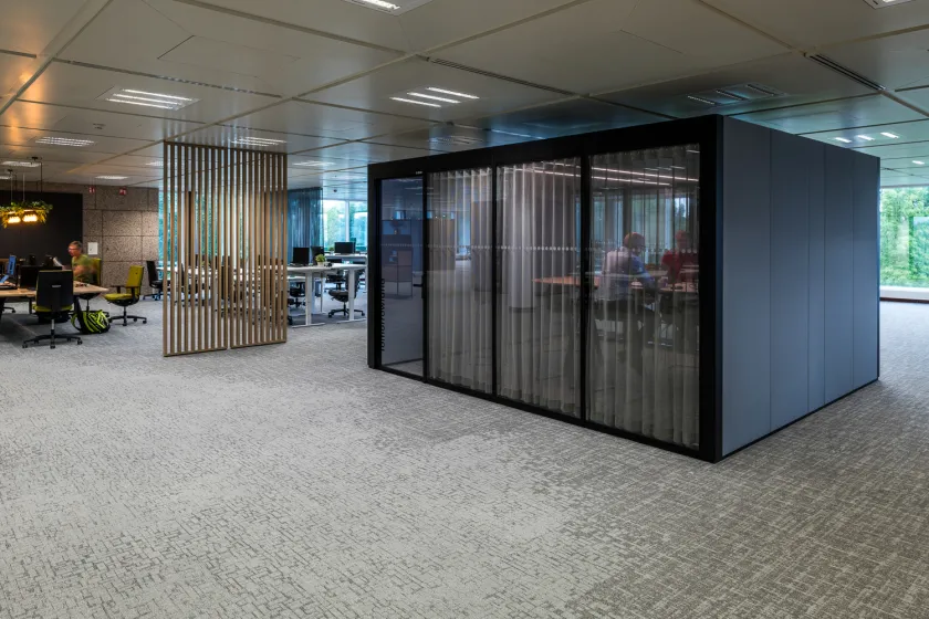 Bank Offices Open Office Space and Meeting Box Artcore Carpet Collections